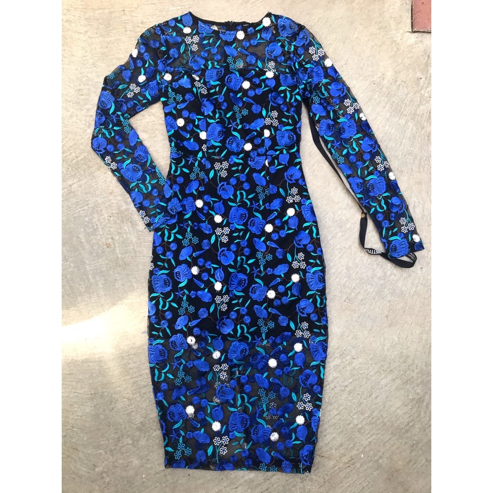 Blue Lace Dress
